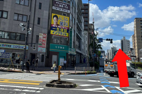 千石駅からの道案内